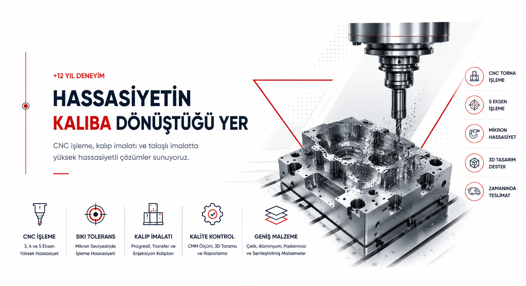 STS Kalıp Makina hassas CNC üretimi