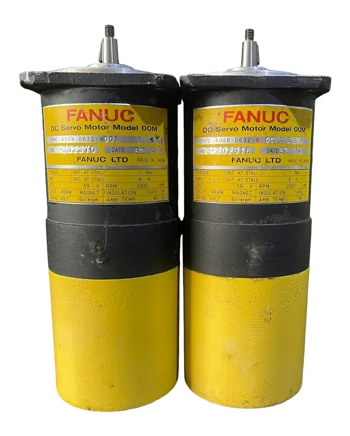 Fanuc A06B-0632-B001 DC Servo Motor Model 00M – OOM 59V, 4A, 1 Nm, 2000 RPM 103
